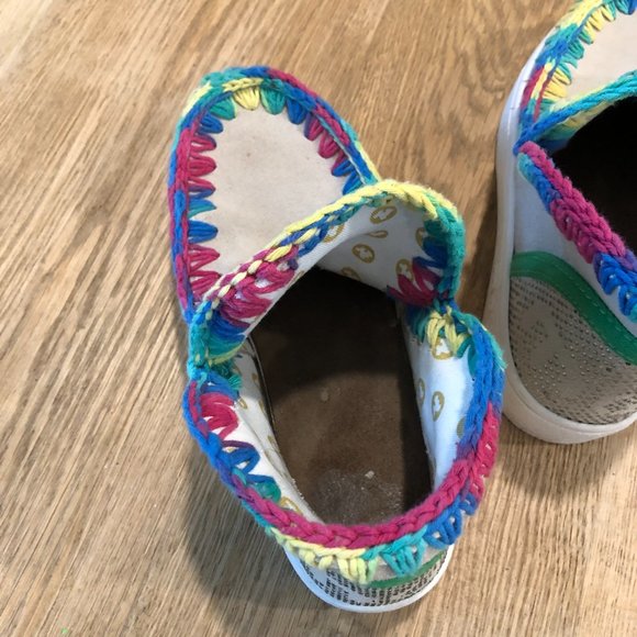 Mou Mou Summer eskimo mix colour stitching sneaker - Picture 4 of 8
